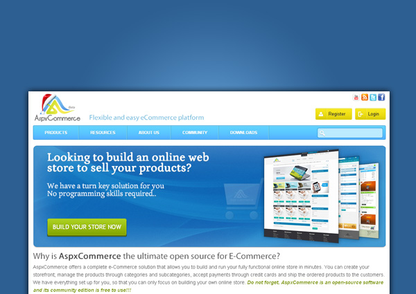 AspxCommerce opensource e-commerce software