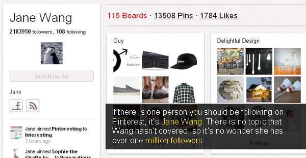 Jane Wang has got 2183950 followers