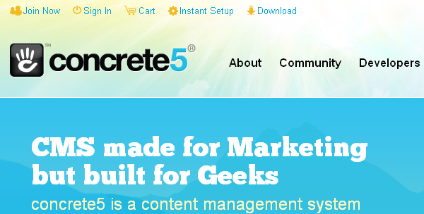 Concrete5 is an open source content management system