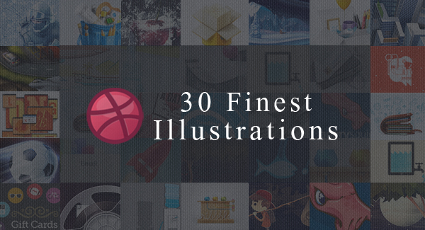 30 finest illustrations from dribbble